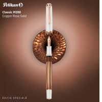 Stilou Editie Speciala Copper Rose Gold Classic M200, penita EF placata aur roz