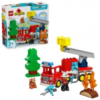 LEGO DUPLO - Camion de pompieri cu furtun si pompier - 10473