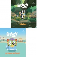 Pachet Curajul de a indrazni cu Bluey: 1. Paraul; 2. Scoala de inot