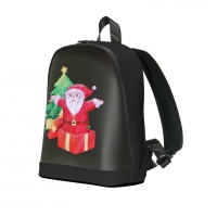 Rucsac urban compact cu LED - Seria T7, negru