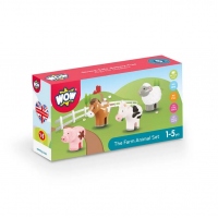 Jucarie pentru copii WOW Toys - Set animale de ferma, Farm Animal Set