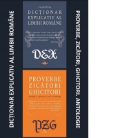 Pachet scolar (2 carti): 1. Dictionar explicativ al limbii romane; 2. Proverbe, zicatori, ghicitori