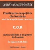 C.O.R. 2011 - Clasificarea ocupatiilor din Romania, Nivel de ocupatie (sase caractere), In vigoare 8.08.2011