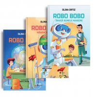 Pachet Robo Bobo: 1. Robo Bobo invata bunele maniere; 2. Robo Bobo mananca sanatos; 3. Robo Bobo n-are chef
