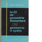 Lectii de geometrie elementara: Geometrie in spatiu