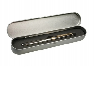 Pix multifunctional MILAN 4 in 1, crom-auriu, cu cutie metalica