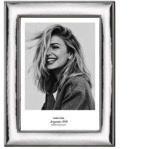 Rama foto argint, 18×24 cm (model 2)