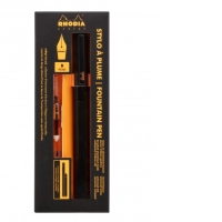 Stilou Rhodia script, penita tip B, black