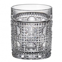 Set 6 Pahare Whisky Cristal Bohemia Diamond Eyes 320 ml
