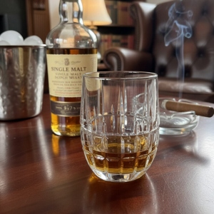 Set 6 Pahare Whisky Cristal Bohemia Dover 380 ml