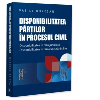 Disponibilitatea partilor in procesul civil. Disponibilitatea in faza judiciara. Disponibilitatea in faza executarii silite
