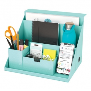 Cutie organizator birou + suport instrumente de scris Oxford Harmonia all-in-one, mix culori