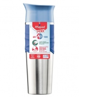 Recipient cafea otel inoxidabil termoizolant Maped Picnik Concept Adults Collection, culoare albastru 320 ml