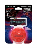 Minge hiper saritoare, cu sistem de prindere. Waboba Bounceback Moonshine, cu led, lumineaza la aruncare, culori asortate