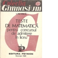 Teste de matematica pentru concursul de admitere in liceu