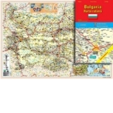 BULGARIA - Harta rutiera (Scara: 1:570.000/dim. 70x100 cm) (HR23)