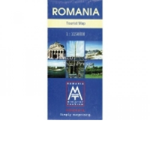 Romania - Harta turistica (Scara: 1:1150000/dim. 50x70 cm) (HT07)