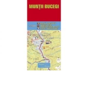 MUNTII BUCEGI  - Harta turistica (HT05)