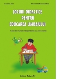 Jocuri didactice pentru educarea limbajului - caiet de munca independenta cu autocolante 5-6/7 ani