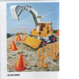 Excavator - galben (580 x 405 x 340 mm) (ConsTruck)