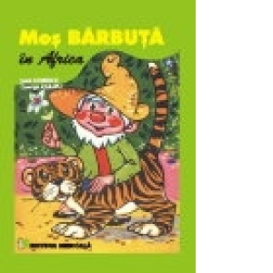 Mos Barbuta in Africa (Carte de colorat pentru copii in varsta de 3-4 ani)
