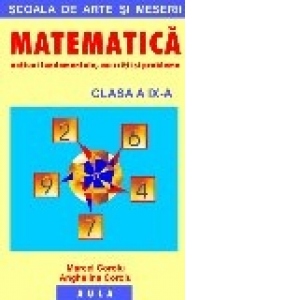 Matematica. Scoala de Arte si Meserii. Clasa a IX-a