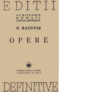 Opere - Editii definitive