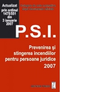 PSI pentru persoane juridice 2007