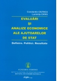 Evaluari si analize economice ale ajutoarelor de stat.Definire. Po ...
