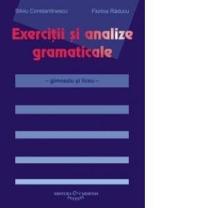 Exercitii si analize gramaticale - gimnaziu si liceu (sintaxa)