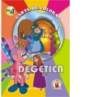 Degetica - carte de colorat