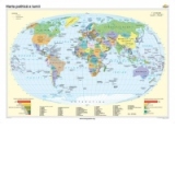 Harta politica a lumii 160 x 120 cm