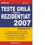 Teste grila pentru rezidentiat 2007, volumul 2