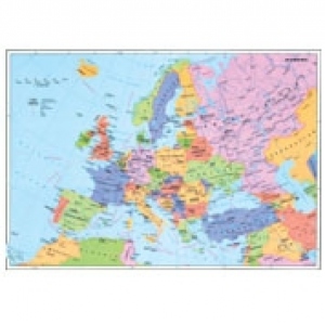 Europa - Harta Politica; + Harta Contur: 160 x 120 cm