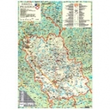 Harta Judetul Prahova - Dimensiune: 70 x 100 cm