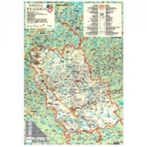 Harta Judetul Prahova - Dimensiune: 70 x 100 cm