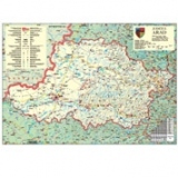 Harta Judetul Arad - Dimensiune: 70 x 100 cm