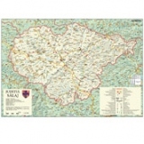 Harta Judetul Salaj - Dimensiune: 100 x 70 cm