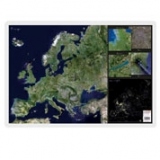 EUROPA imagine din satelit  -   Dimensiune: 70                     x 50  cm