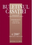 Buletinul Casatiei, Nr. 4/2007