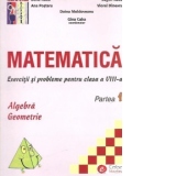 Matematica. Exercitii si probleme pentru clasa a VIII-a, partea I. Algebra si Geometrie
