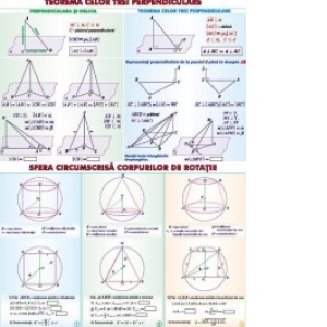 Teorema celor trei perpendiculare / Sfera circumscrisa corpurilor de rotatie (duo)