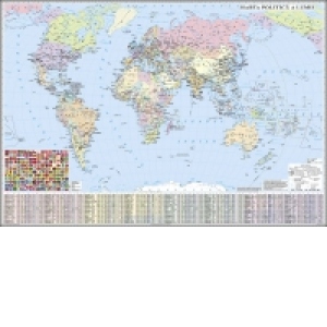 Harta politica a Lumii 2000x1400 mm