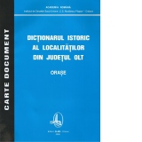 Dictionarul istoric al localitatilor din Judetul Olt - Orase