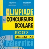 OLIMPIADE SI CONCURSURI SCOLARE CLASELE IX-XII