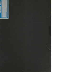 Mapa din plastic dur (9 cm, neagra) (42805)