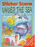Sticker Scene - Under the sea - Fold-out scene and colouring book (6-8 years)
