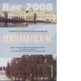 Bac 2008. Sugestii de rezolvare pentru proba de matematica M1. Itemi propusi de catre Centrul National pentru Curriculum si Evaluare in Invatamantul Preuniversitar la 1 martie 2008