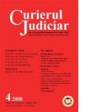 Curierul Judiciar, Nr. 4/2008
