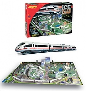 Trenulet Ice 3 cu diorama (la scara HO)